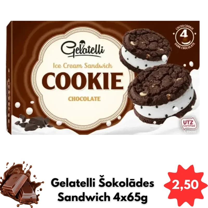 Gelatelli Šokolādes Sandwich