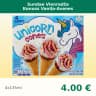 Sundae Vienradža Konuss Vaniļa-Avenes