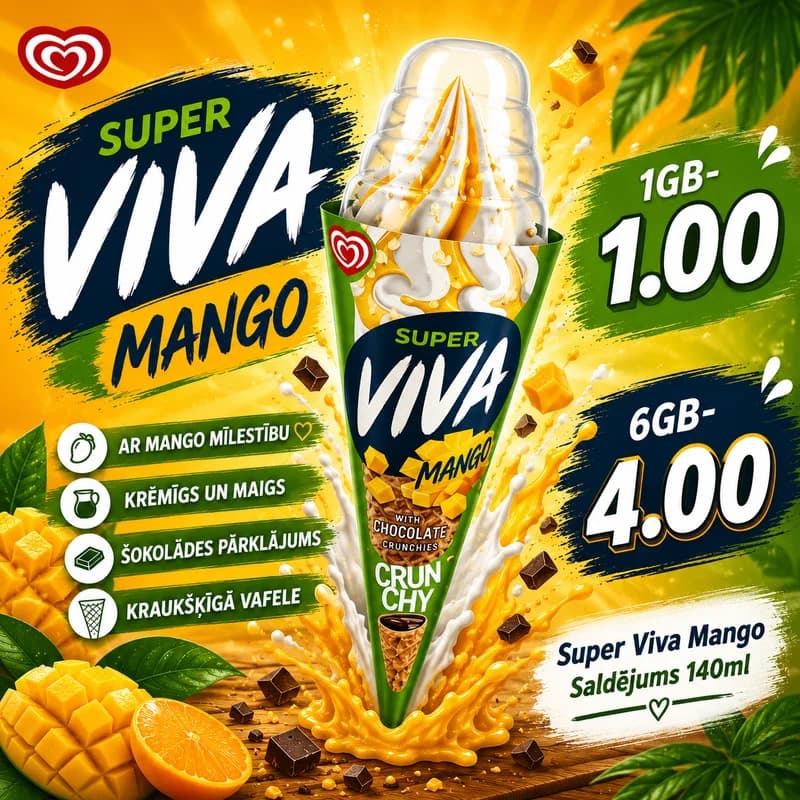 Super Viva Mango Saldējums
