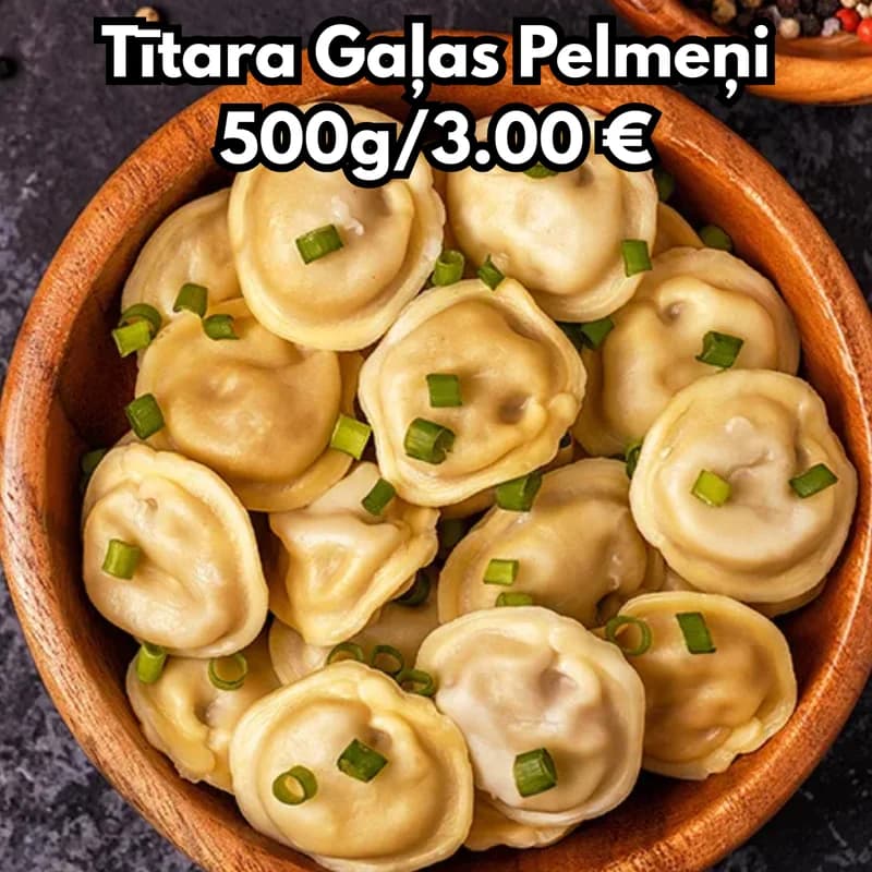 Tītara Gaļas Pelmeņi