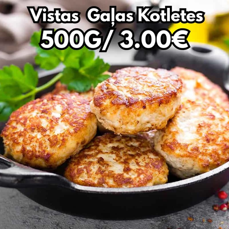 Vistas Gaļas Kotletes