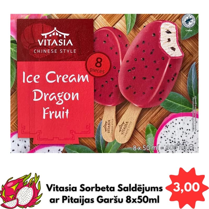 Vitasia Sorbeta ar Pitaijas Garšu