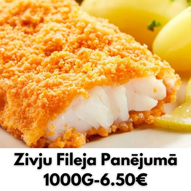 Zivju Fileja Panējumā