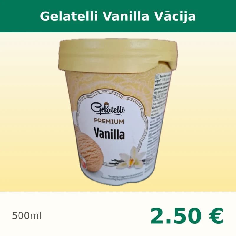 Gelatelli Vanilla Vācija