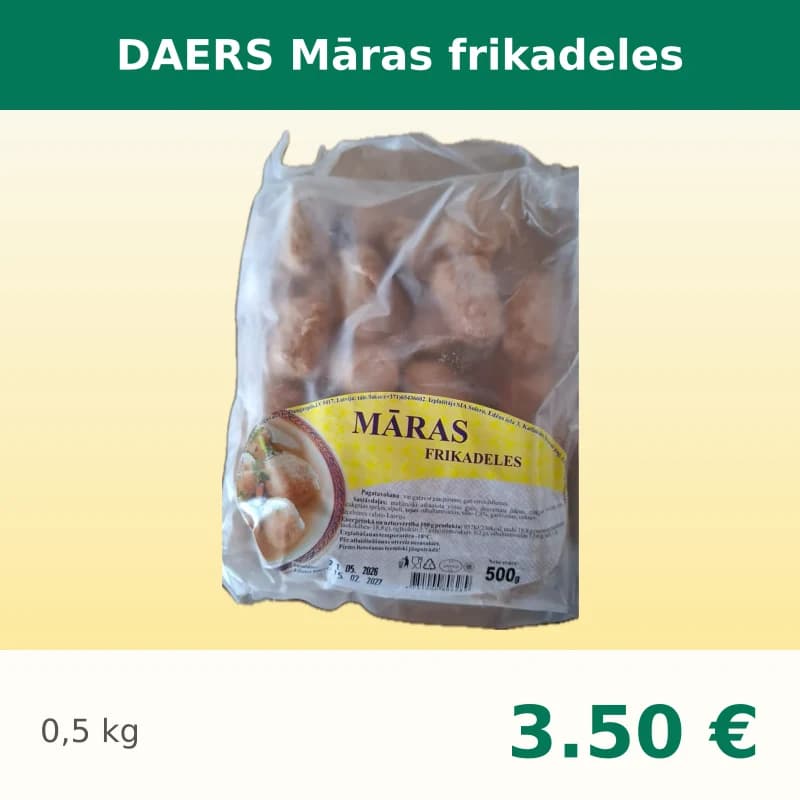 DAERS Māras frikadeles