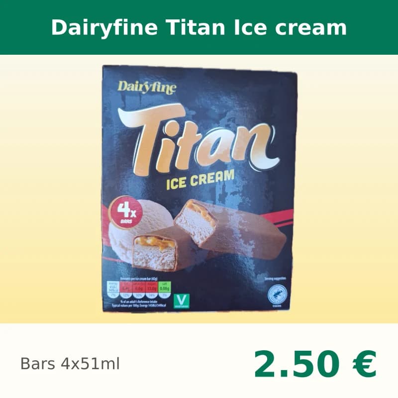 Dairyfine Titan Ice cream