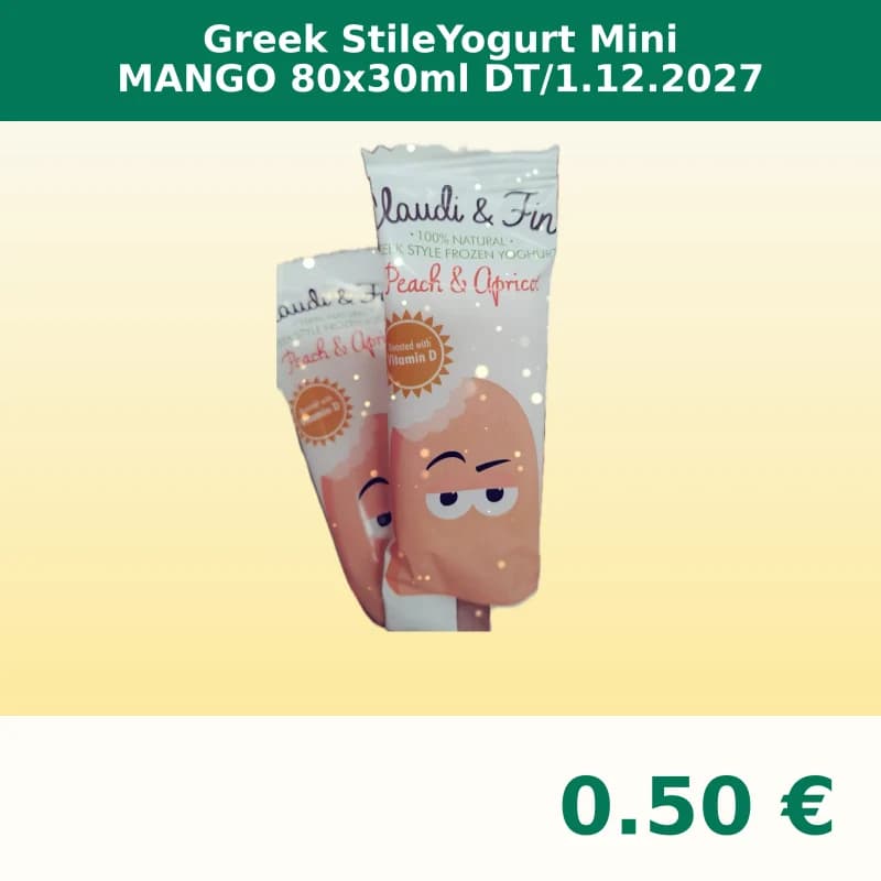 Greek StileYogurt Mini PEACH