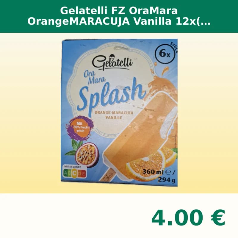 Gelatelli FZ OraMara OrangeMARACUJA Vanilla