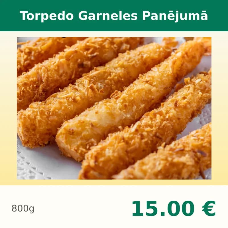 Torpedo Garneles Panējumā